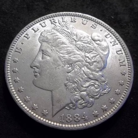 1884 O Morgan Silver Dollar