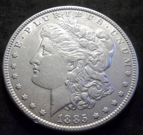 1885 Morgan Silver Dollar