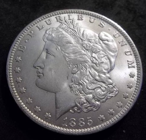 1885 O Morgan Silver Dollar