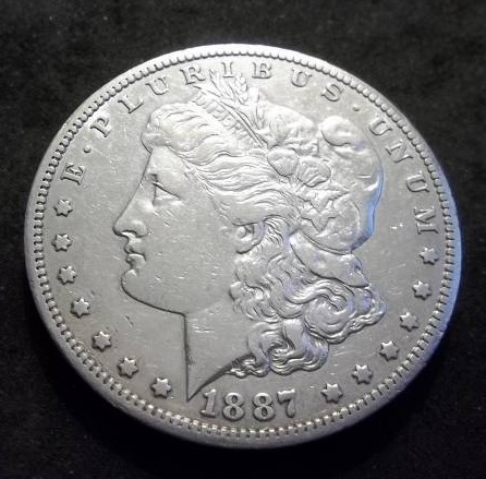 1887 S Morgan Silver Dollar