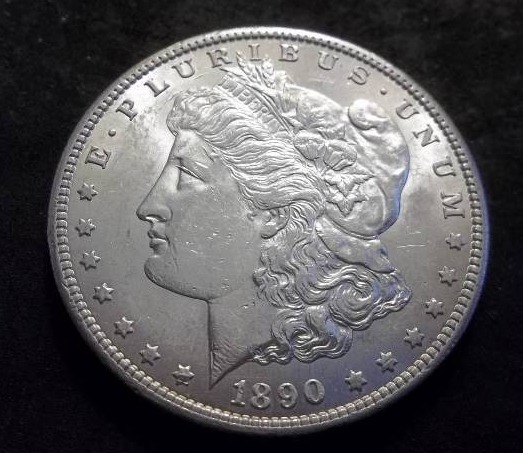 1890 S  Morgan Silver Dollar