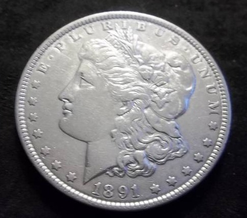 1891  Morgan Silver Dollar