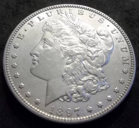 1897 Morgan Silver Dollar
