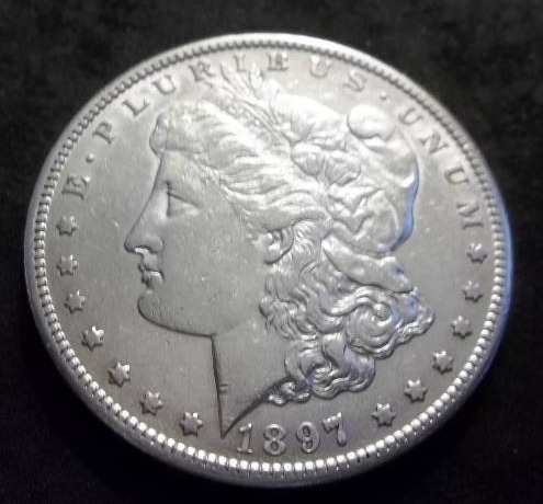 1897 S Morgan Silver Dollar