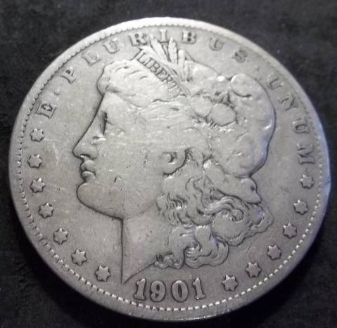 1901 S Morgan Silver Dollar