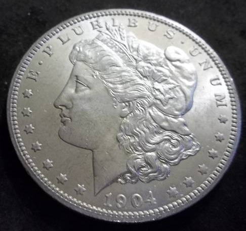 1904 O  Morgan Silver Dollar