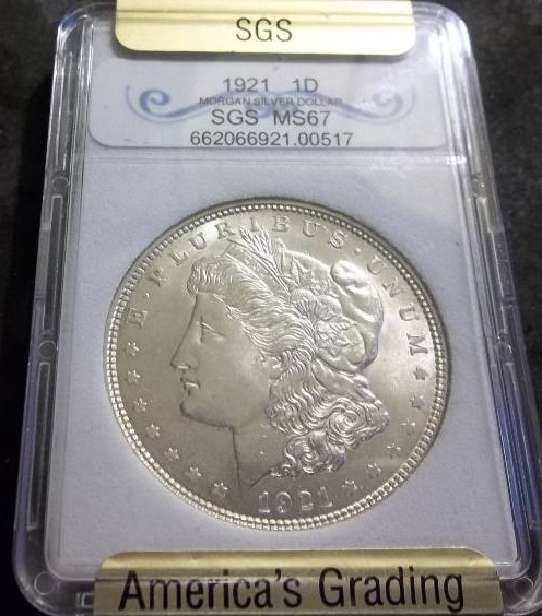 1921  Morgan Silver Dollar