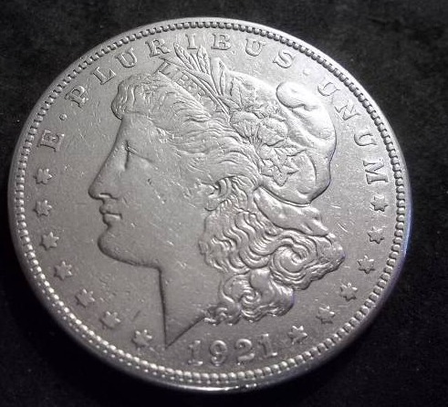 1921 S Morgan Silver Dollar