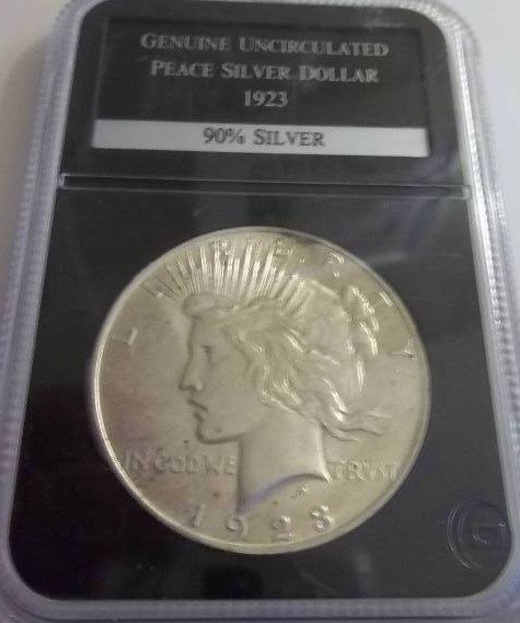 1923 Peace Silver Dollar