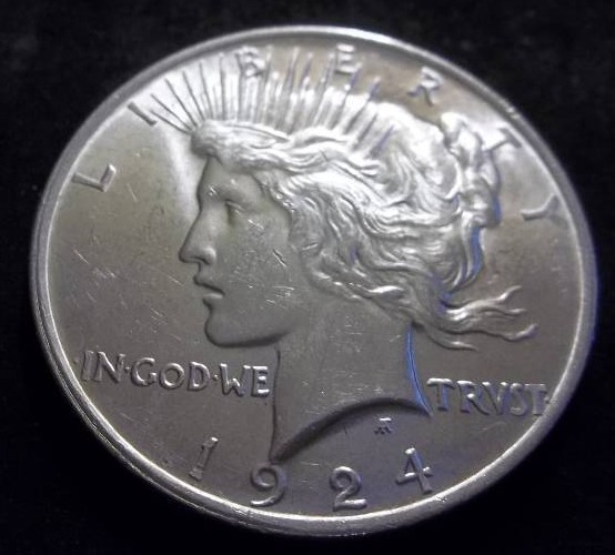 1924 Peace Silver Dollar