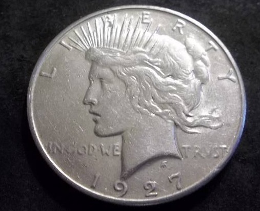 1927 S Peace Silver Dollar