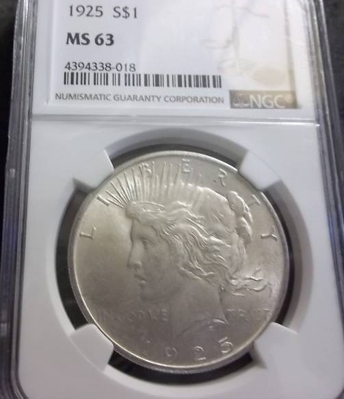 1925 Peace Silver Dollar