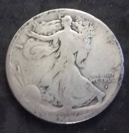 1917 S Walker Half Dollar Obverse Mint