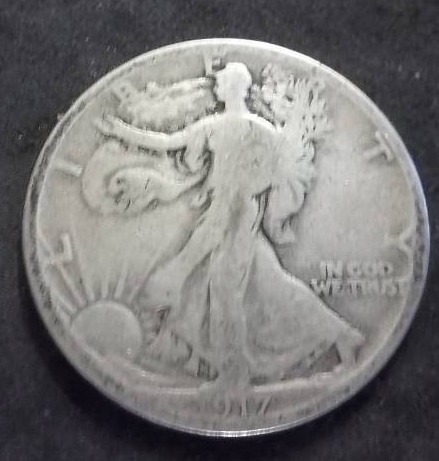 1917 S Walker Half Dollar