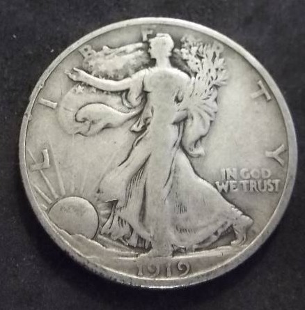 1919 D Walker Half Dollar