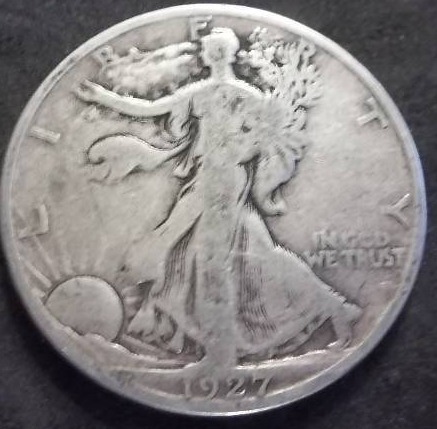 1927 S Walker Half Dollar