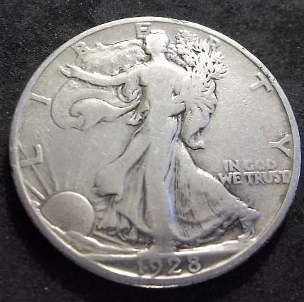 1928 S Walker Half Dollar