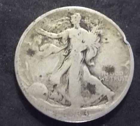1933 S Walker Half Dollar