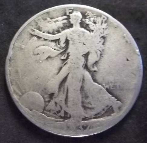1937 D Walker Half Dollar