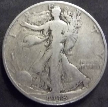 1938 D Walker Half Dollar