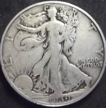1939 D Walker Half Dollar