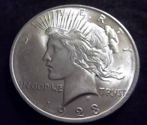1923 Peace Silver Dollar