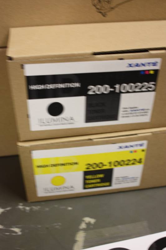 lot 103 image: Toner and Drurms for Xante Illumina