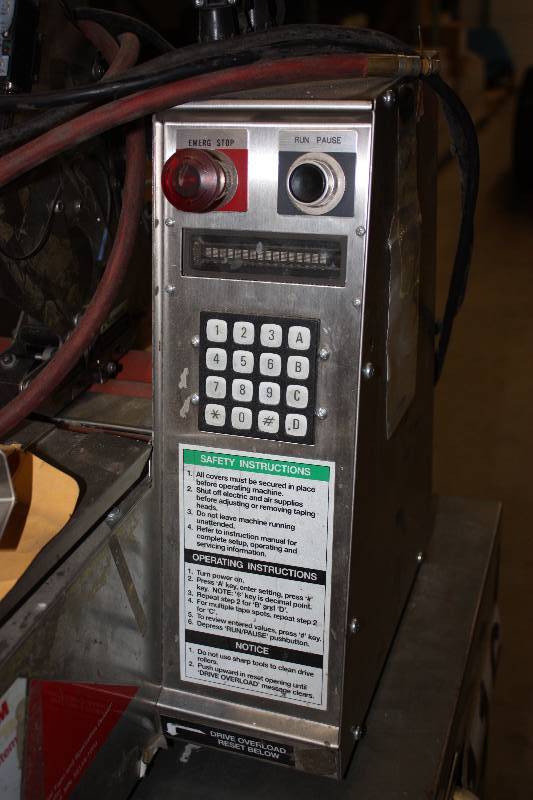 lot 123 image: 3M Industrial Tape Application Machine