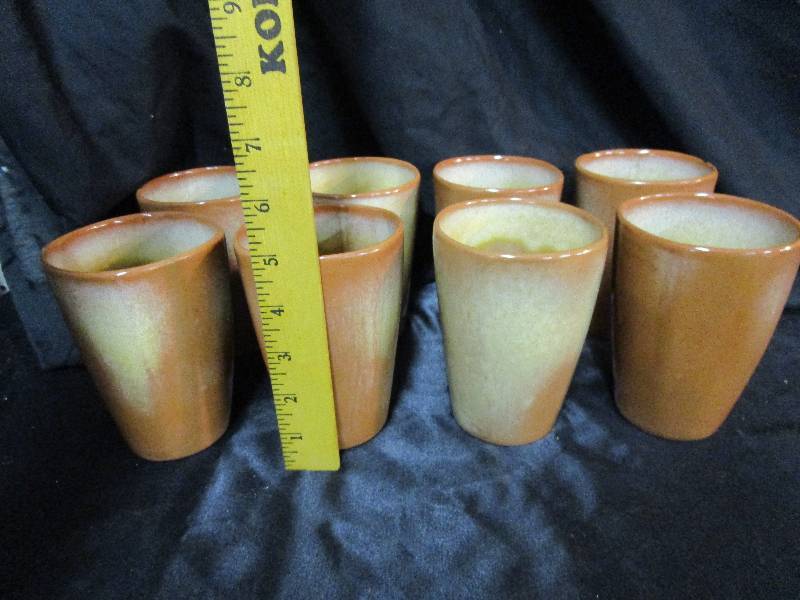 lot 84 image: 8 Frankoma Cups
