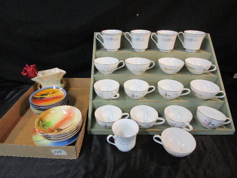 lot 92 image: Various Cups and Japanese Plates