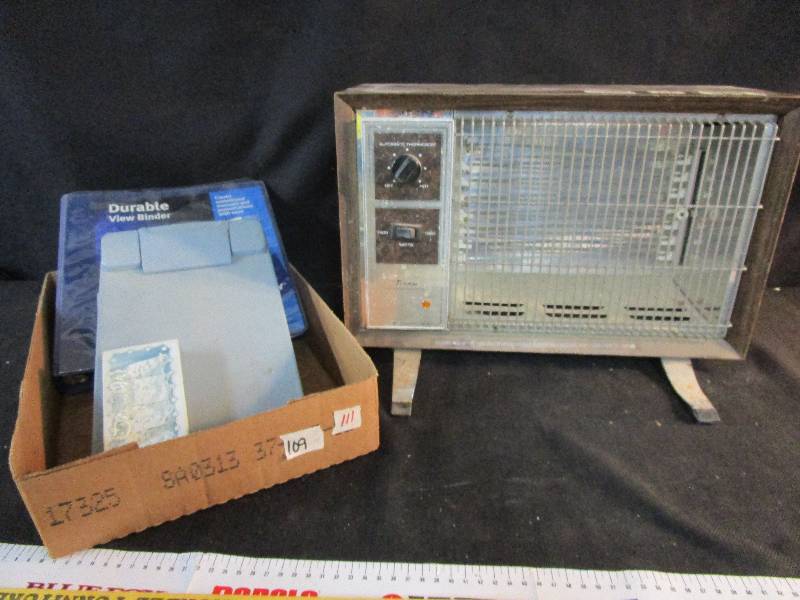 lot 111 image: Heater and Misc