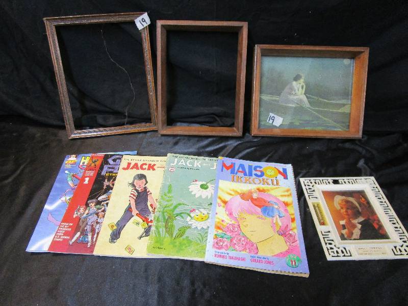 lot 124 image: Old Frames, Comic Books, Advertising