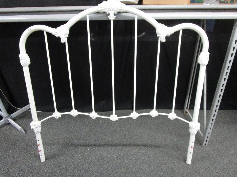 lot 147 image: Full Size Metal Headboard