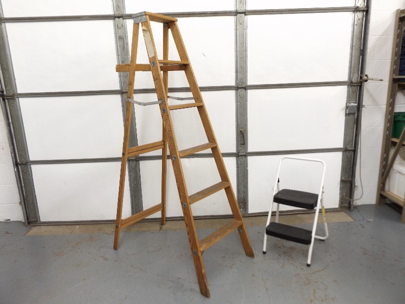 Wood Step Ladder, and Costco Step Stool