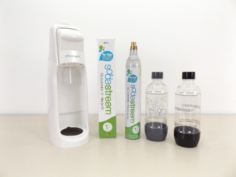 Soda Stream System with 2 Full CO2 Carbinator Cartridges, and 2 Bottles