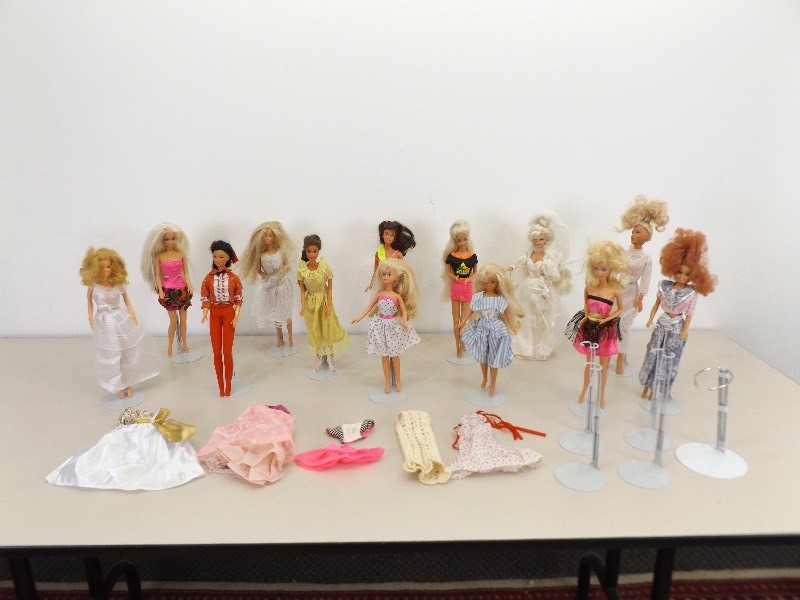 Lot of Vintage Barbie, etc. Dolls, and Accessories