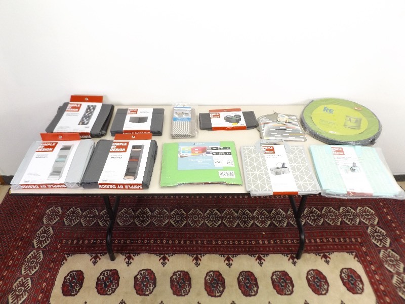 Large Lot of NEW Household Organizers