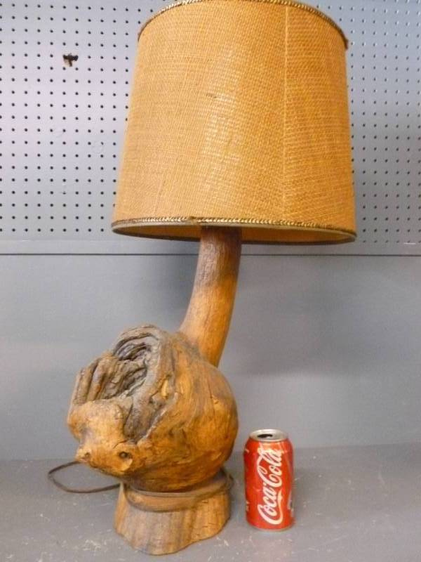 lot 27 image: Tree Knot Lamp