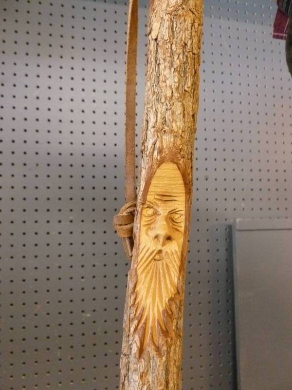 lot 61 image: Custom Made Wooden Walking Stick