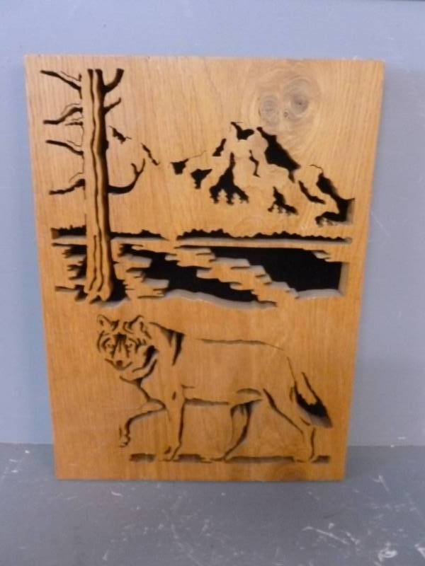 lot 111 image: Scroll Saw Art