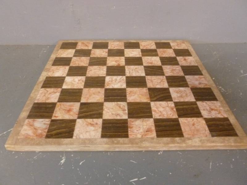 lot 150 image: Marble Chess Board