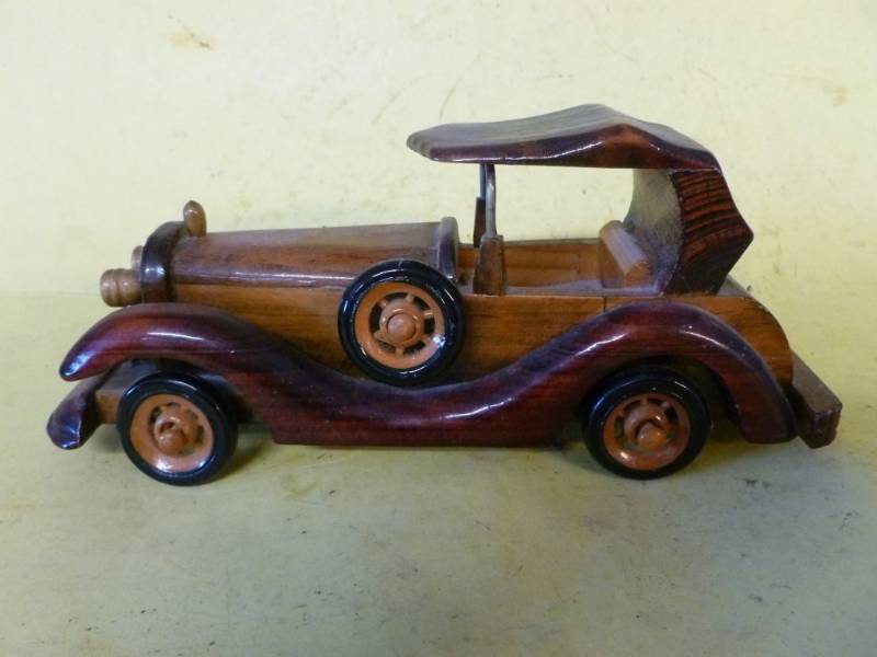 lot 164 image: Custom Made Wooden Car