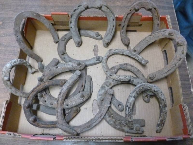 lot 233 image: Antique Horseshoes