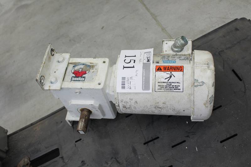 lot 151 image: Leeson Continuous Duty Electric Motor
