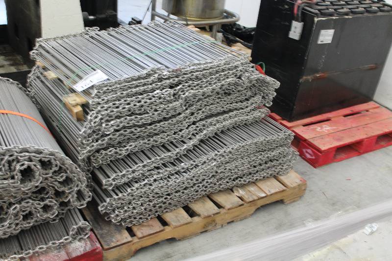 lot 164 image: Commercial Stainless Steel Conveyor Belts