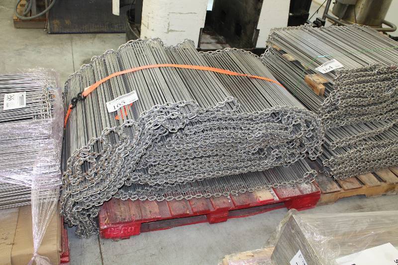 lot 165 image: Commercial Stainless Steel Conveyor Belts