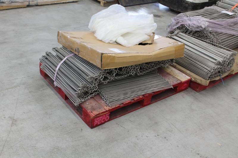 lot 167 image: Commercial Stainless Steel Conveyor Belts, Misc Parts
