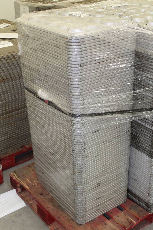 lot 189 image: Lot of (80) Hamburger Pans with New Coating.