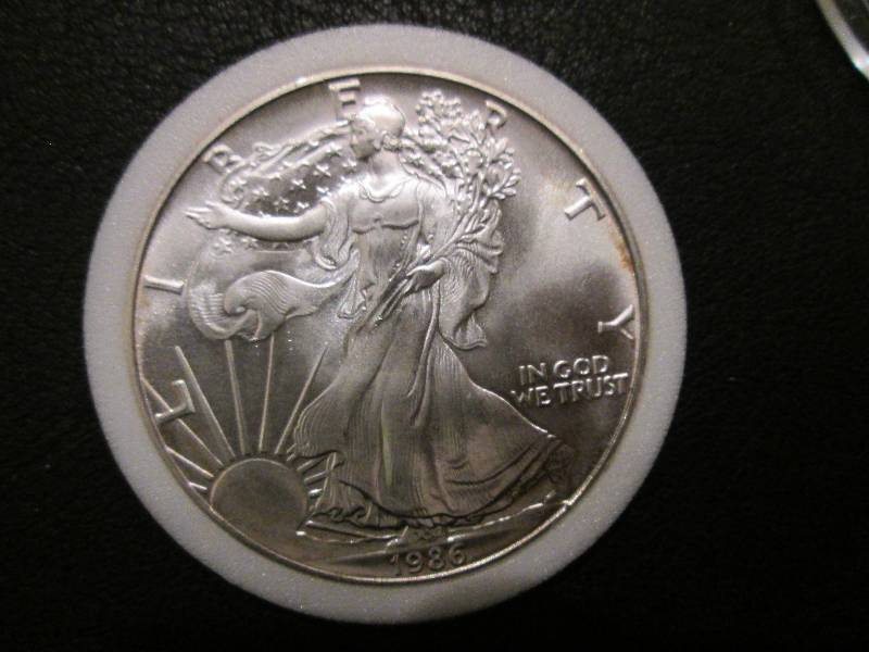 1986 Liberty Dollar 1 oz .999 Fine ...
