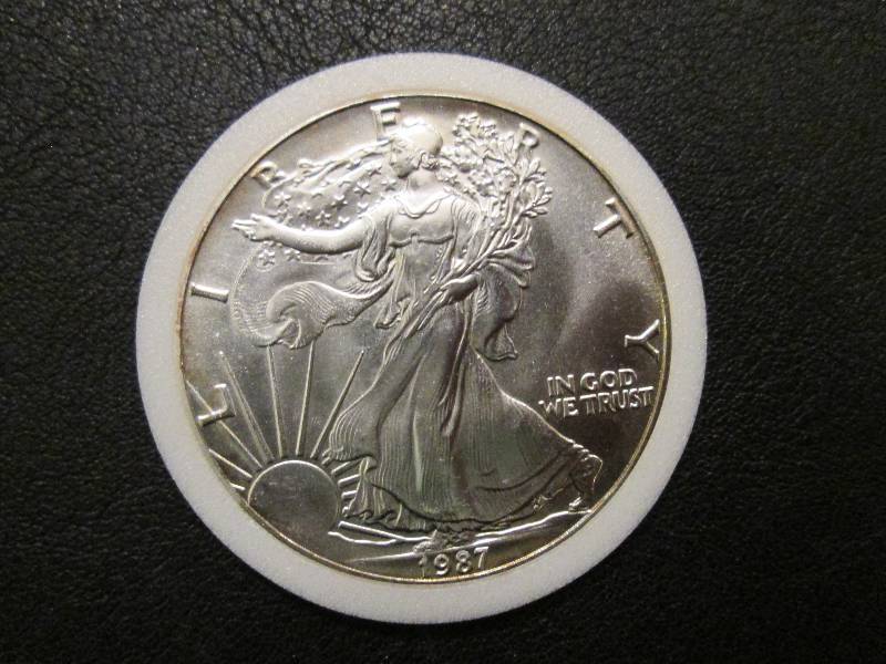 1987 Liberty Dollar 1 oz .999 Fine ...